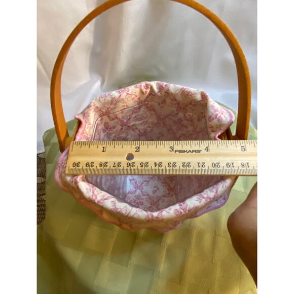 Vintage, Longaberger, Horizon of Hope Basket, Small Basket wLiner Protector 2001 - Picture 9 of 13